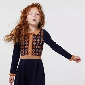 Adorable Black and Brown Floral Baby Dress
